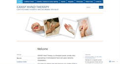 Desktop Screenshot of grasphandtherapy.com